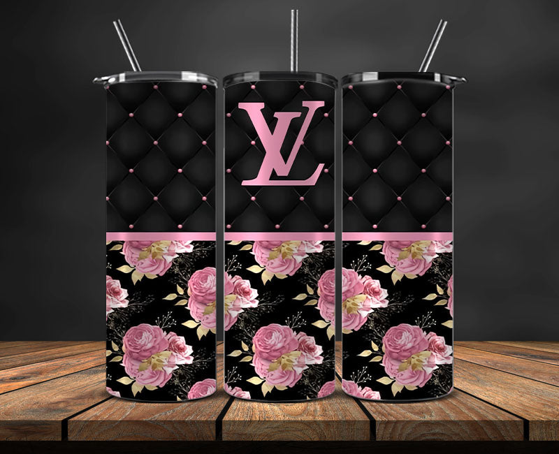 LV Tumbler Wrap, Lv Tumbler Png, Lv Logo, Luxury Tumbler Wraps, Logo Fashion Design 100