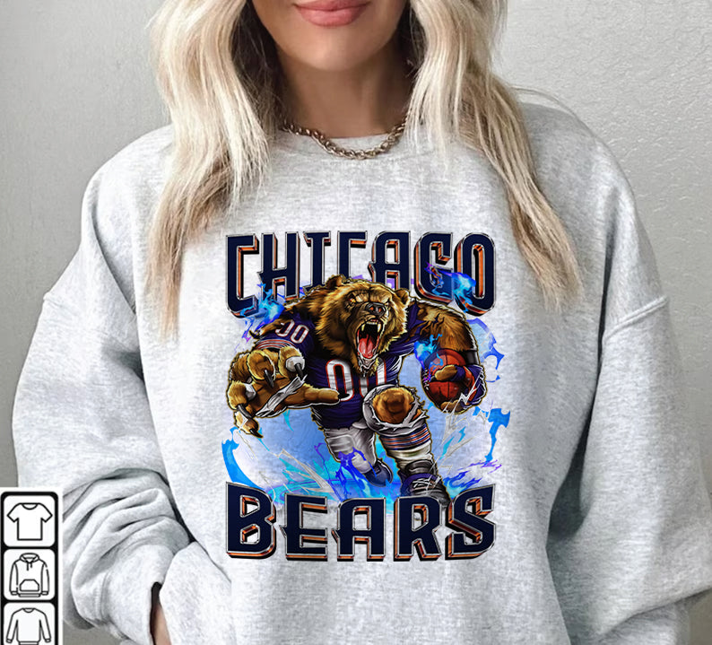 Chicago Bears Football Sweatshirt png , T-Shirt Png, NFL T-Shirt Design 102