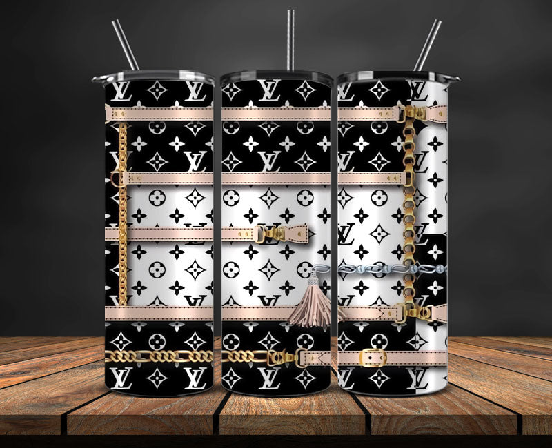 LV Tumbler Wrap, Lv Tumbler Png, Lv Logo, Luxury Tumbler Wraps, Logo Fashion Design 105