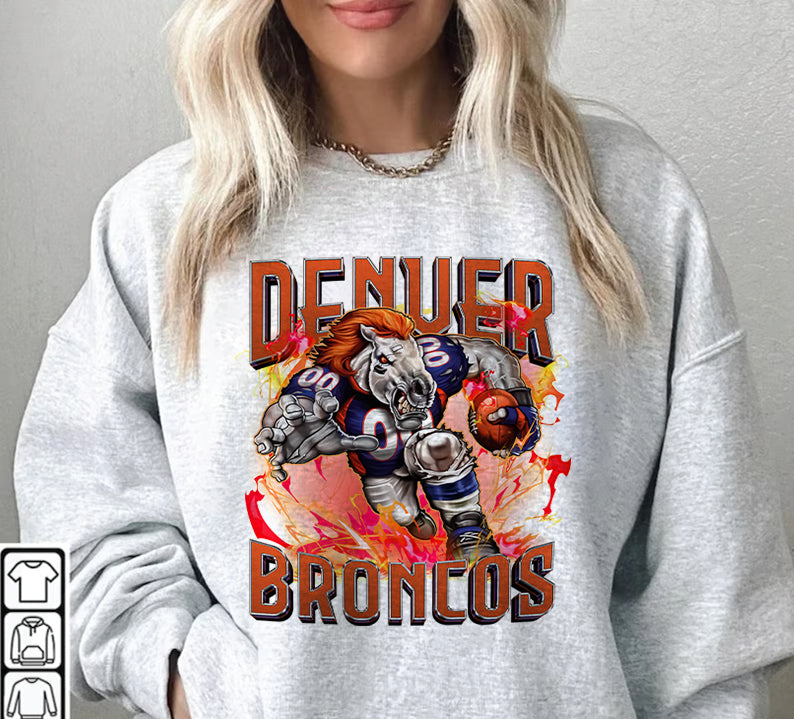 Denver Broncos Football Sweatshirt png , T-Shirt Png, NFL T-Shirt Design 106