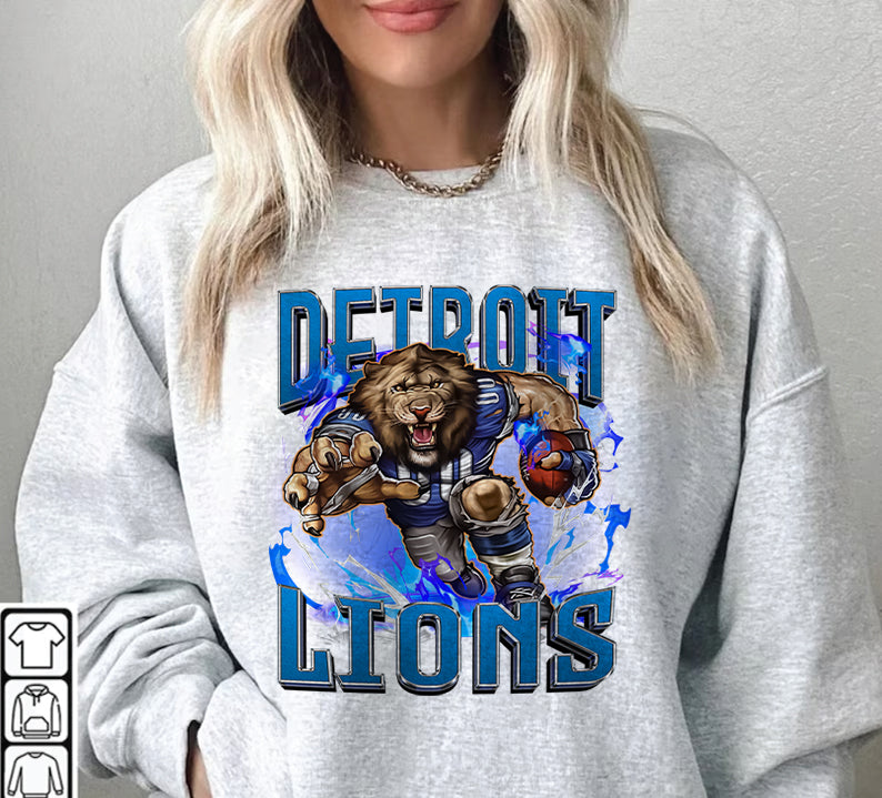 Detroit Lions Football Sweatshirt png , T-Shirt Png, NFL T-Shirt Design 107