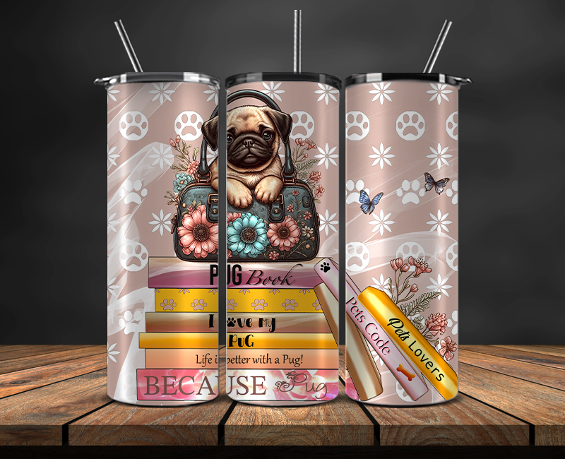 Fashion Style Tumbler Wrap , Luxury Logo Brand 90