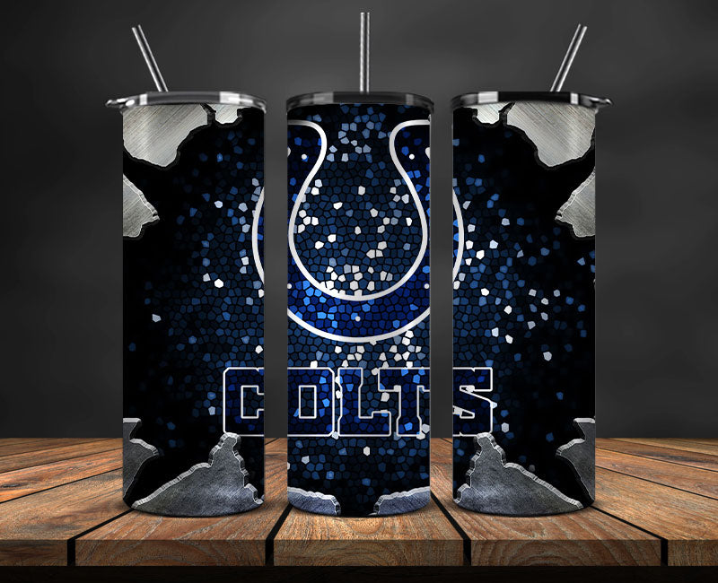 Indianapolis Colts Tumbler Wraps ,Colts Logo, Nfl Tumbler Png Tumbler 110