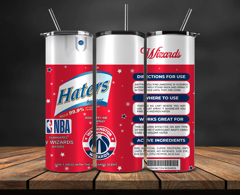 Washingto n Wizards Tumbler Wrap, Basketball Design,NBA Teams,NBA Sports,Nba Tumbler Wrap,NBA DS-112