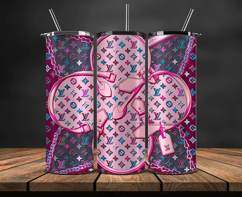 LV Tumbler Wrap, Lv Tumbler Png, Lv Logo, Luxury Tumbler Wraps, Logo Fashion Design 113