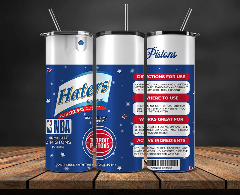 Detroit Pistons Tumbler Wrap, Basketball Design,NBA Teams,NBA Sports,Nba Tumbler Wrap,NBA DS-114