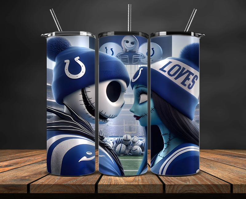 Indianapolis Colts Tumbler Wrap, NFL Trendy Tumbler 11