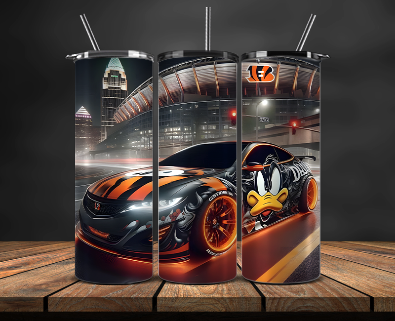 Cincinnati Bengals Tumbler Wrap, NFL Trendy Tumbler 11