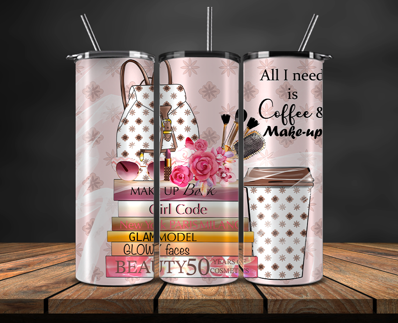 Fashion Style Tumbler Wrap , Luxury Logo Brand 91