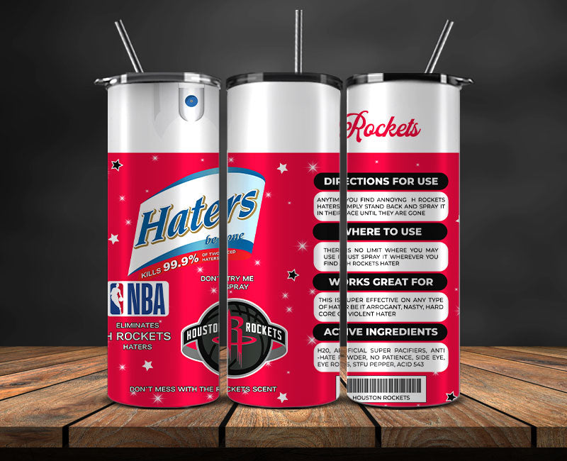 Houston Rockets Tumbler Wrap, Basketball Design,NBA Teams,NBA Sports,Nba Tumbler Wrap,NBA DS-120
