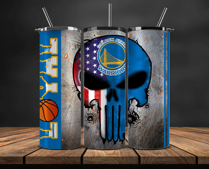 Golden State Warriors Tumbler Wrap Basketball Design,NBA Teams,NBA Sports,Nba Tumbler Wrap,NBA DS-123