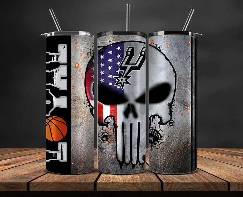 San Antonio Spurs Tumbler Wrap Basketball Design,NBA Teams,NBA Sports,Nba Tumbler Wrap,NBA DS-127