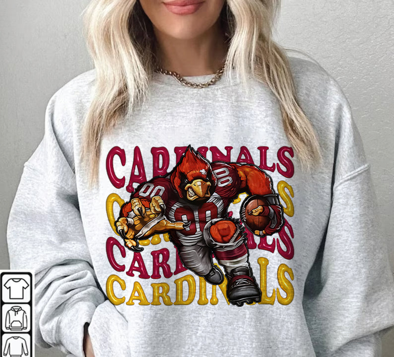 Arizona Cardinals Football Sweatshirt png , T-Shirt Png, NFL T-Shirt Design 129