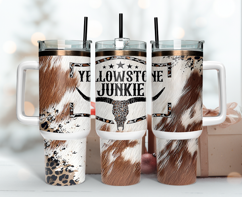Yellowstone Tumbler Wrap 40oz , 40oz Tumbler Sublimation Png , Tumbler Wrap 12