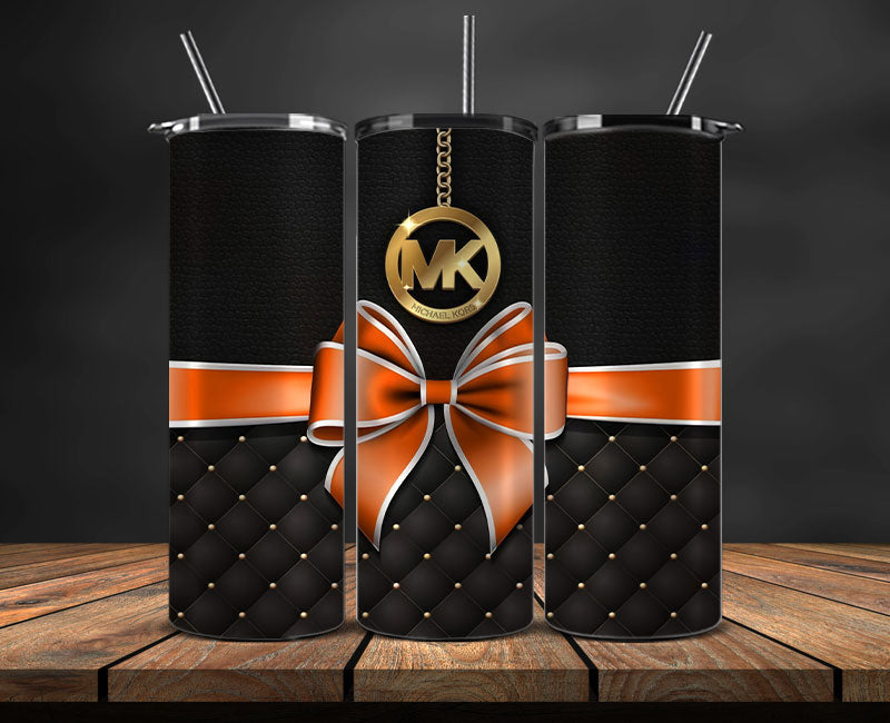 MK Tumbler Wrap, MK Tumbler Png, MK Logo , Luxury Tumbler Wraps, Logo Fashion Design 12