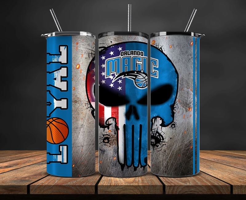 Orlando Magic Tumbler Wrap Basketball Design,NBA Teams,NBA Sports,Nba Tumbler Wrap,NBA DS-131