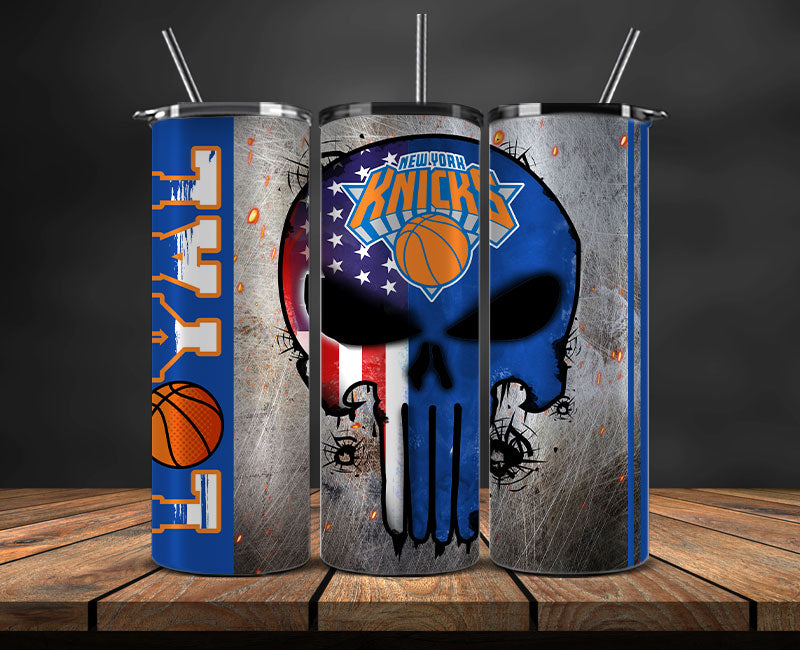 New York Knicks Tumbler Wrap Basketball Design,NBA Teams,NBA Sports,Nba Tumbler Wrap,NBA DS-133