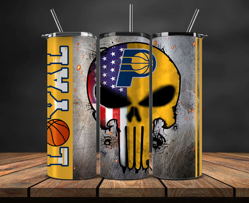Indiana Pacers Tumbler Wrap Basketball Design,NBA Teams,NBA Sports,Nba Tumbler Wrap,NBA DS-136