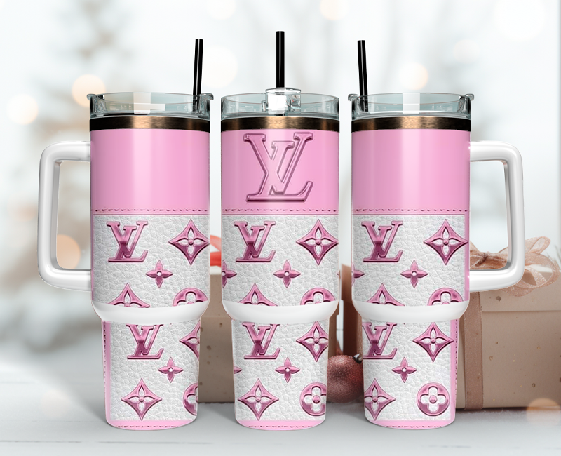 Louis Vuitton Tumbler Wrap 40oz, Logo Fashion Tumbler Wrap 40oz, Tumbler 40oz Png 137