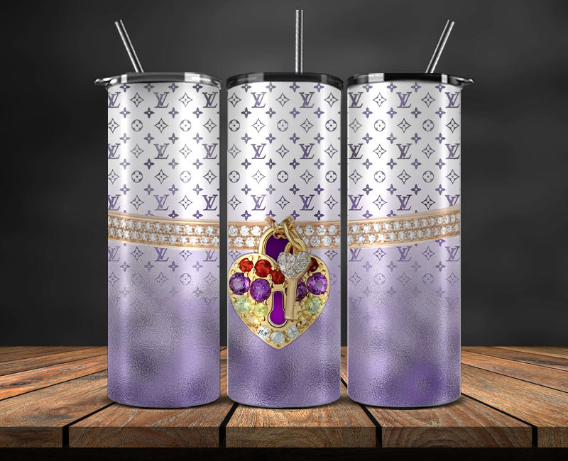 LV Tumbler Wrap, Lv Tumbler Png, Lv Logo, Luxury Tumbler Wraps, Logo Fashion Design 139