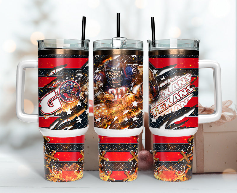 Houston Texans Tumbler 40oz Png, 40oz Tumbler Skinny 13