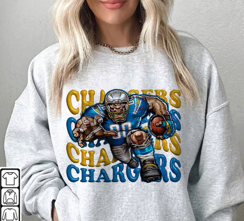 Los Angeles Chargers Football Sweatshirt png , T-Shirt Png, NFL T-Shirt Design 146