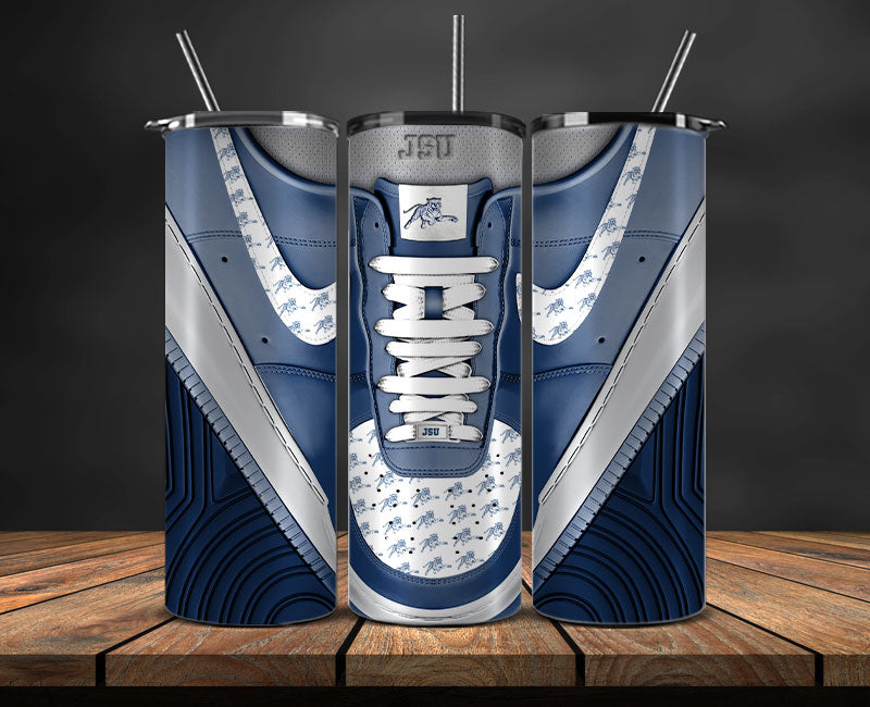 JSU Sneaker Tumbler Wrap , College Sneaker Tumbler Wrap 148