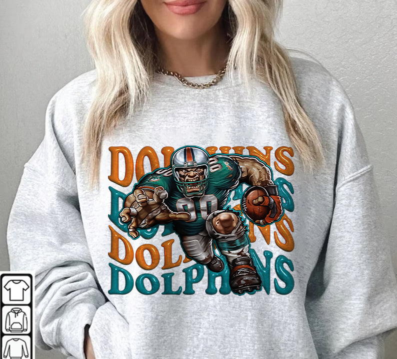 Miami Dolphins Football Sweatshirt png , T-Shirt Png, NFL T-Shirt Design 148
