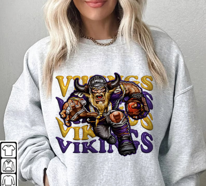 Minnesota Vikings Football Sweatshirt png , T-Shirt Png, NFL T-Shirt Design 149