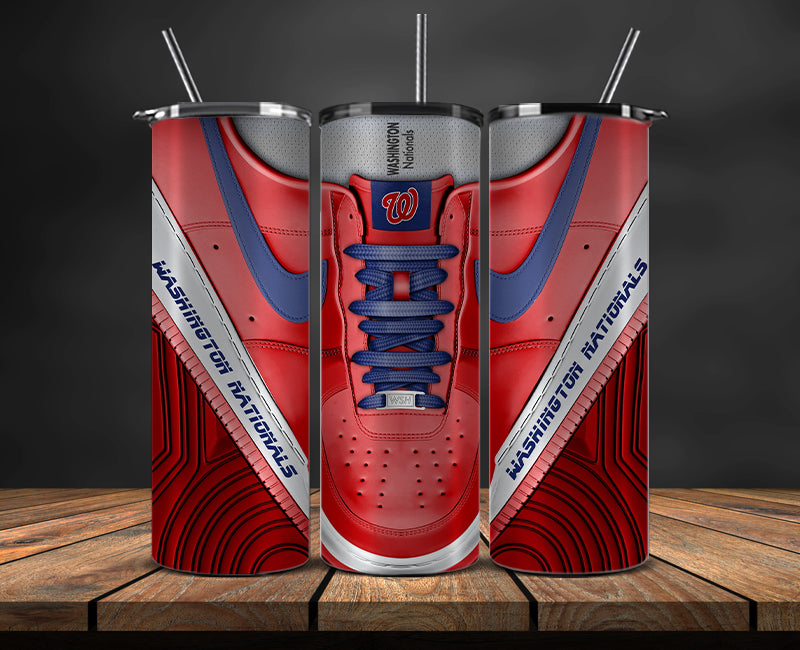 Washington Nationals Tumbler Wrap, MLB Sneaker Tumbler Wrap 15