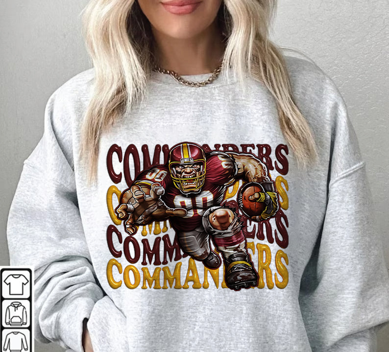 Washington Commanders Football Sweatshirt png , T-Shirt Png, NFL T-Shirt Design 160