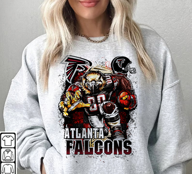 Atlanta Falcons T-Shirt Png, NFL T-Shirt Design 01