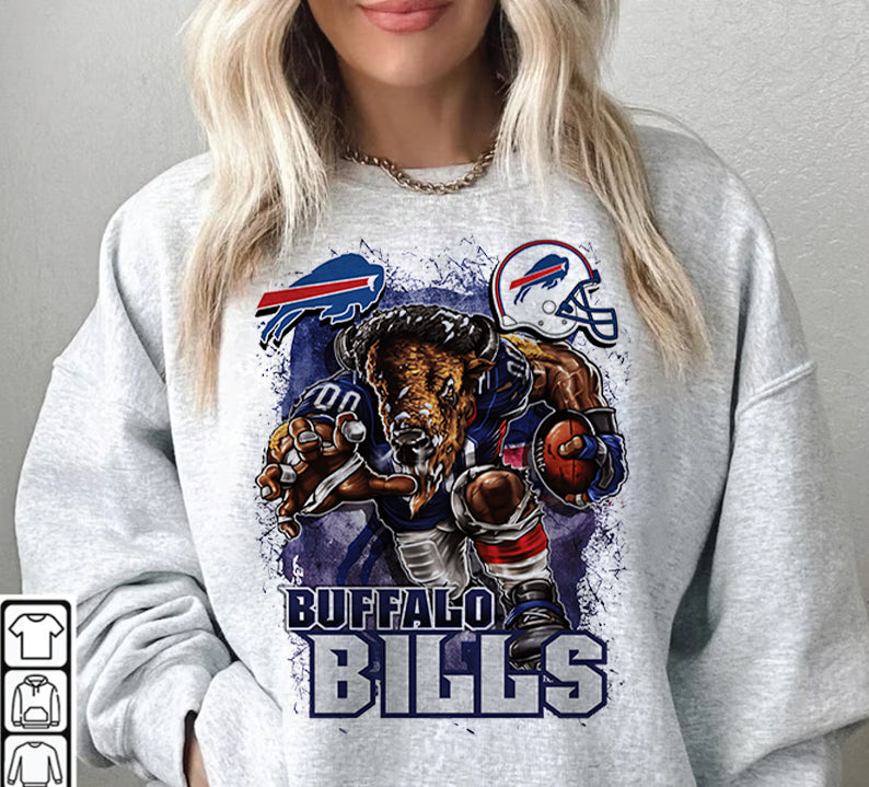 Buffalo Bills T-Shirt Png, NFL T-Shirt Design 05