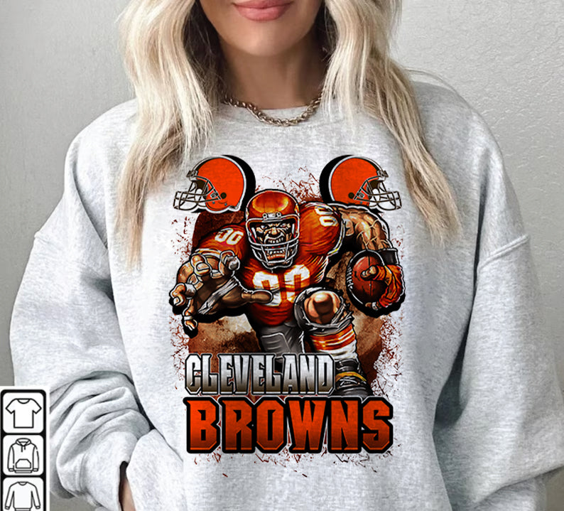 Gleveland Browns T-Shirt Png, NFL T-Shirt Design 09