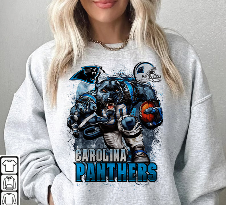 Carolina Panthers T-Shirt Png, NFL T-Shirt Design 19
