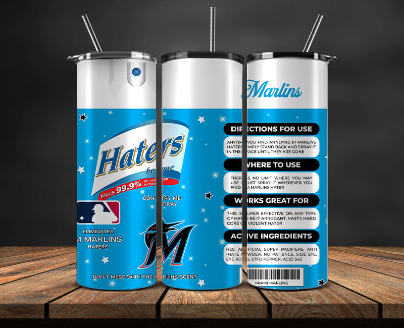 Miami Marlins Tumbler Wrap, MLB Tumbler Wrap New-18