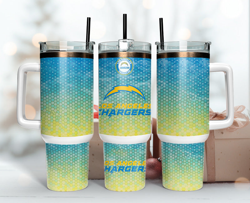 Los Angeles Chargers Tumbler 40oz Png, 40oz Tumler Png 18