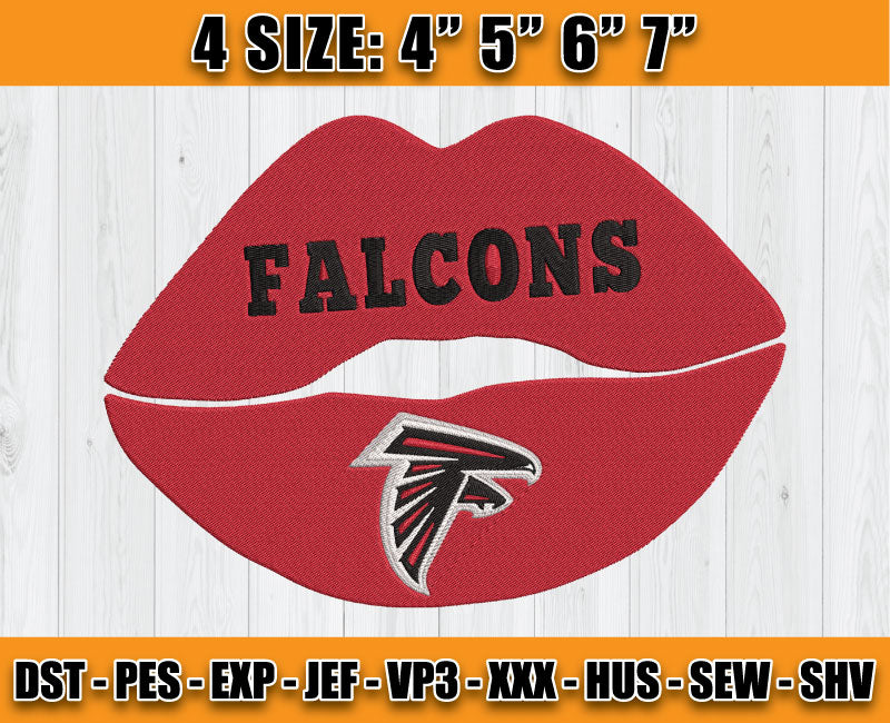 Atlanta Falcons Embroidery, NFL Falcons Embroidery, NFL Machine Embroidery Digital 19