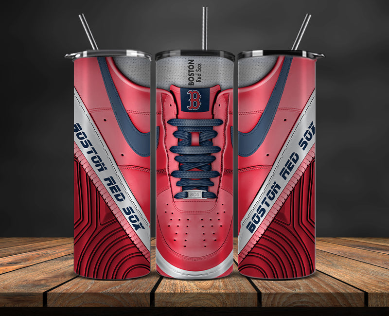 Boston Red Sox Tumbler Wrap, MLB Sneaker Tumbler Wrap 19