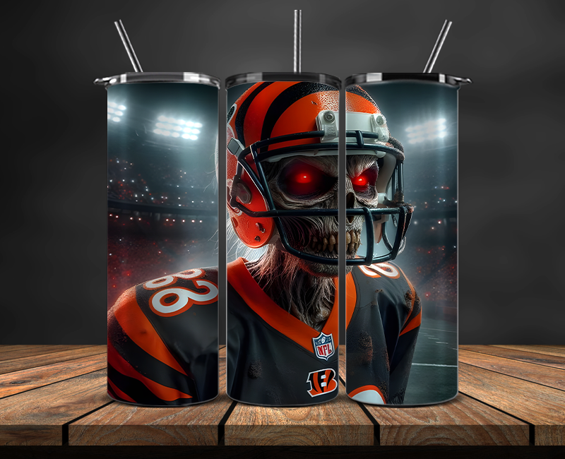 Cincinnati Bengals Tumbler Wrap, NFL Trendy Tumbler 21