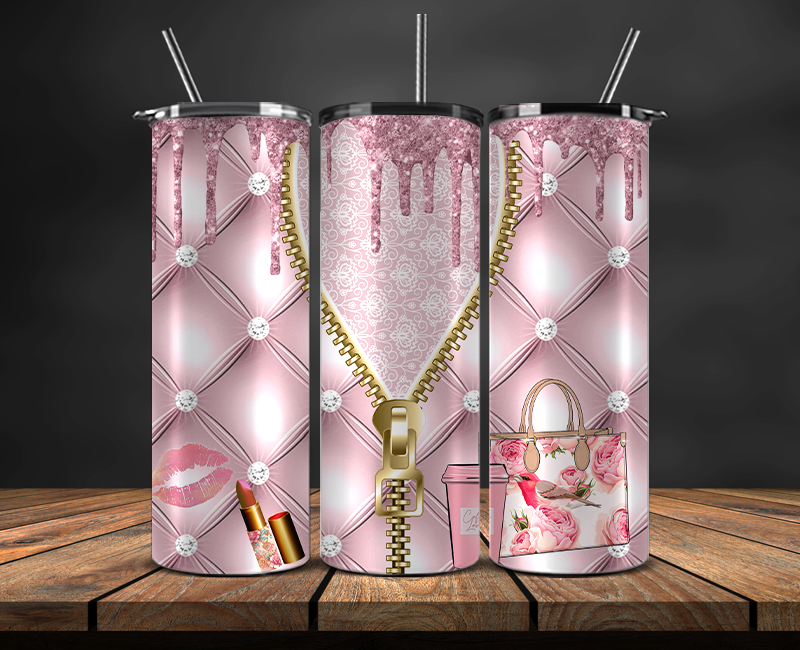 Fashion Style Tumbler Wrap , Luxury Logo Brand 101