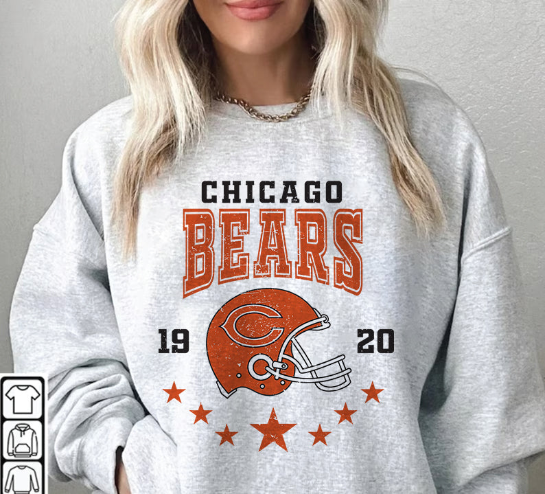 Chicago Bears Football Sweatshirt png , T-Shirt Png, NFL T-Shirt Design 223