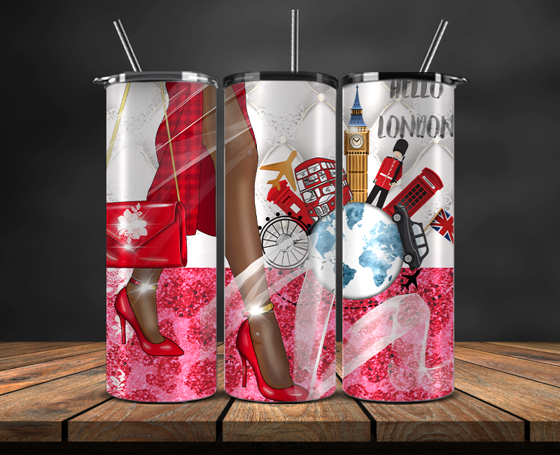 Fashion Style Tumbler Wrap , Luxury Logo Brand 102