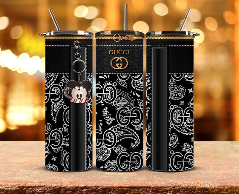 Gucci Tumbler Wrap, Gucci Tumbler Png, Gucci Logo,Luxury Logo Brand 22