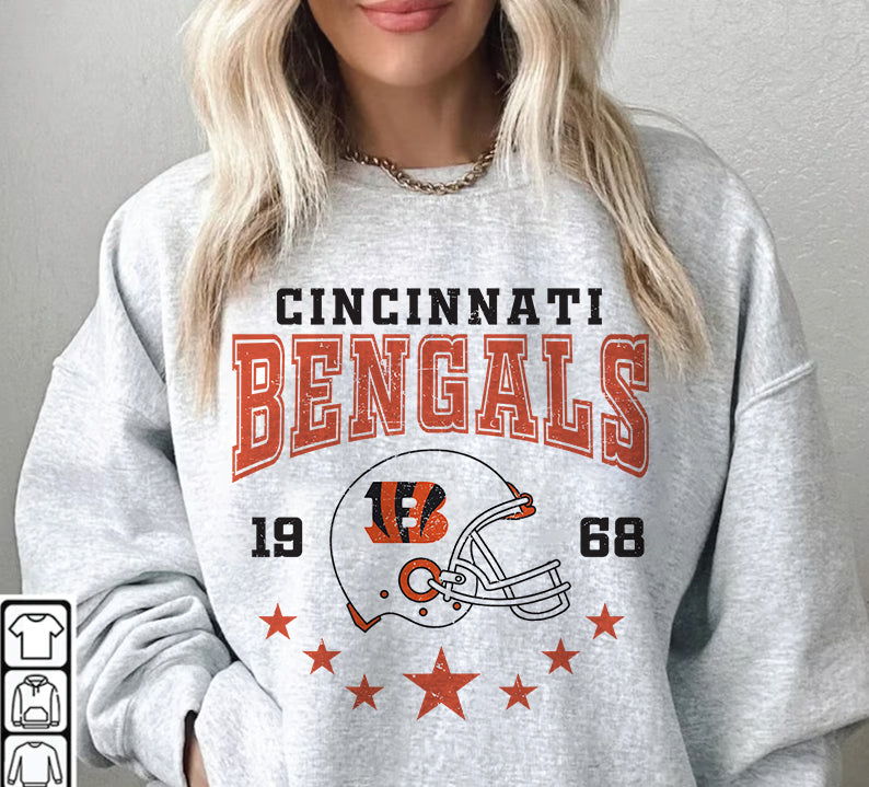 Cincinnati Bengals Football Sweatshirt png , T-Shirt Png, NFL T-Shirt Design 238