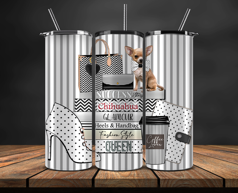 Fashion Style Tumbler Wrap , Luxury Logo Brand 103