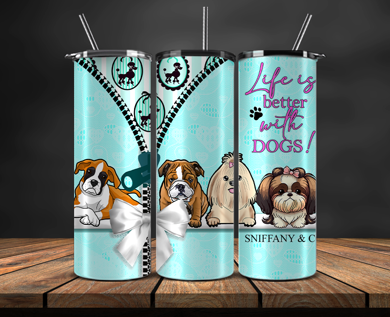 Fashion Style Tumbler Wrap , Luxury Logo Brand 104