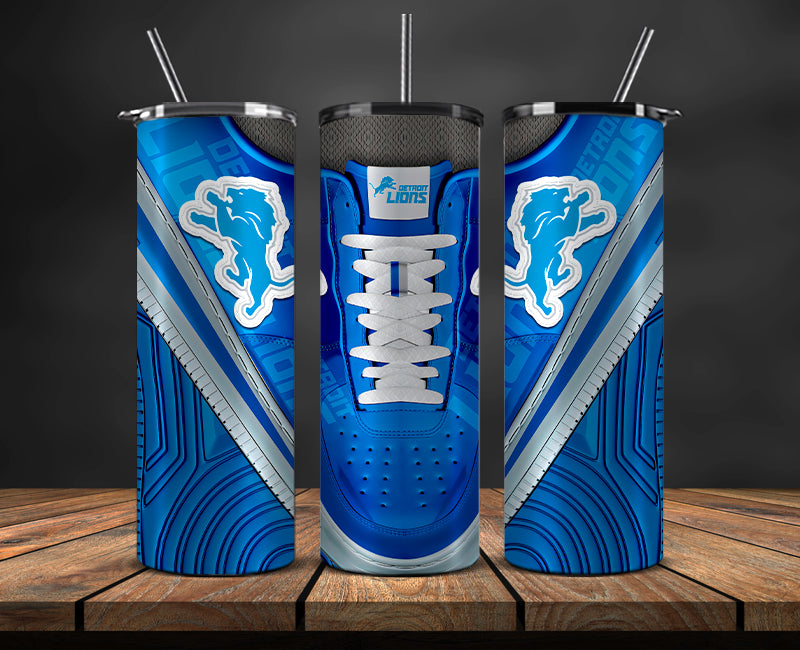 Detroit Lions Tumbler Wrap, NFL Sneaker Tumbler Wrap 25
