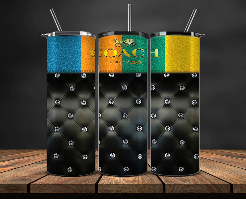 Coach Tumbler Wrap, Coach Tumbler Png ,Luxury Logo Fashion Png 25