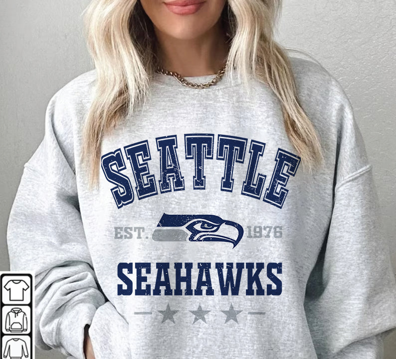 Seattle Seahawks Football Sweatshirt png , T-Shirt Png, NFL T-Shirt Design 265